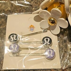 NWT LULULEMON hair clips